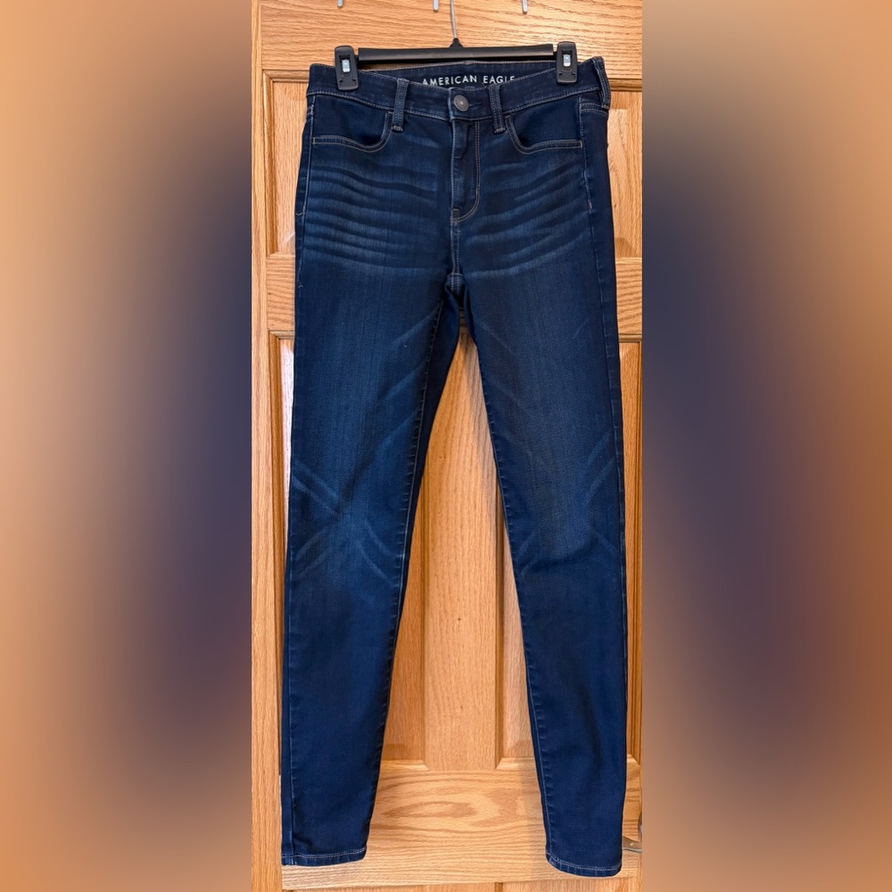 American Eagle Outfitters Dark Blue Skinny Jeans